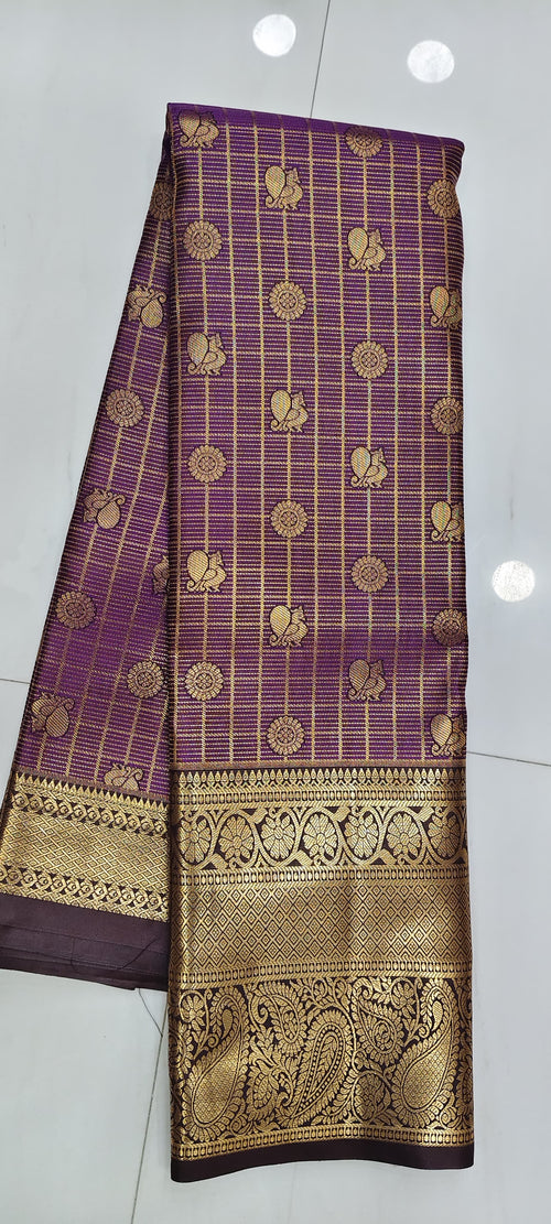 VINTAGE PURPLE SAREE